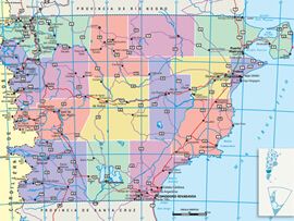 Mapa Rodoviário da Provincia del Chubut - Argentina | FredLee Na Estrada