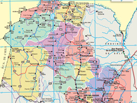 Mapa Rodoviário da Provincia de Jujuy - Argentina | FredLee Na Estrada