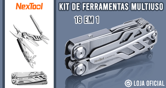 Kit de Ferramentas Multiuso 16 em 1 Nextool