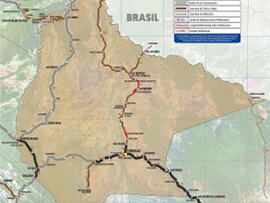 Mapa Rodoviário do Departamento de Beni - Bolívia | FredLee Na Estrada