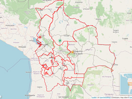 Mapa Rodoviário do Estado Plurinacional da Bolívia | FredLee Na Estrada