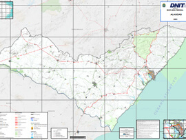 Mapa Rodoviário do Estado de Alagoas - Brasil | FredLee Na Estrada
