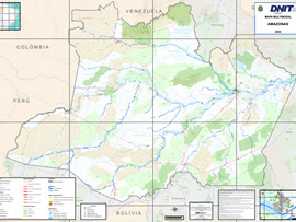 Mapa Rodoviário do Estado do Amazonas - Brasil | FredLee Na Estrada