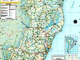 Mapa Rodoviário do Estado do Espírito Santo - Brasil | FredLee Na Estrada