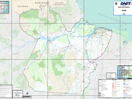 Mapa Rodoviário do Estado do Pará - Brasil | FredLee Na Estrada