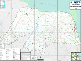 Mapa Rodoviário do Estado do Rio Grande do Norte - Brasil | FredLee Na Estrada