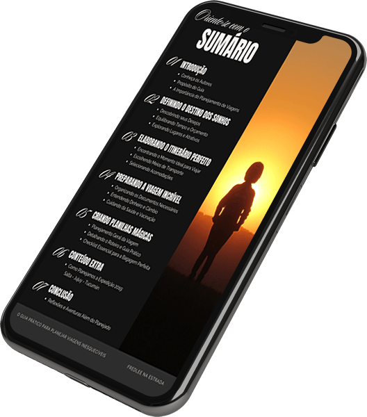 Sumário do E-book: O Guia Prático para Planejar Viagens Inesquecíveis | FredLee Na Estrada