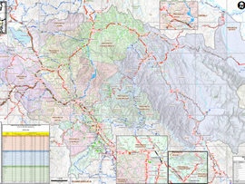 Mapa Rodoviário do Departamento de Junín - Peru | FredLee Na Estrada
