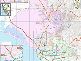 Mapa Rodoviário do Departamento de Lambayeque - Peru | FredLee Na Estrada