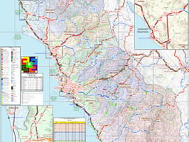 Mapa Rodoviário do Departamento de Lima - Peru | FredLee Na Estrada
