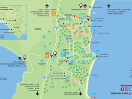 Mapa do Parque Nacional de Santa Teresa