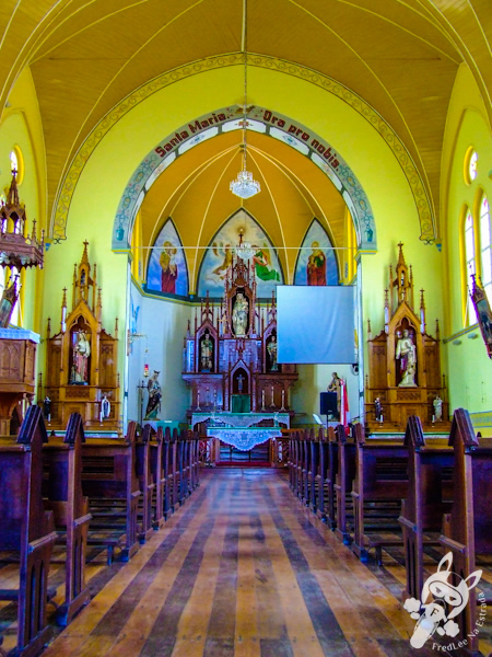 Igreja de Santa Maria | Antônio Carlos - SC | FredLee Na Estrada