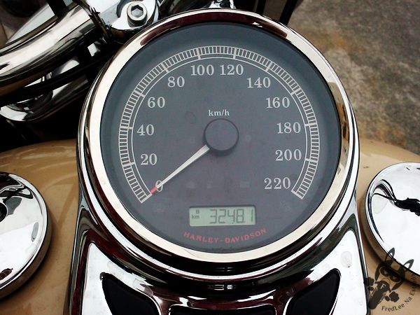 Hodômetro da Harley-Davidson Heritage Softail Classic | FredLee Na Estrada