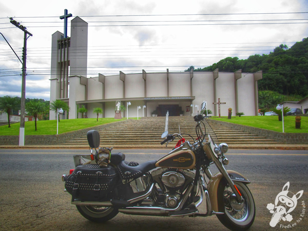 Igreja Nossa Senhora Auxiliadora | Massaranduba - Santa Catarina - Brasil | FredLee Na Estrada