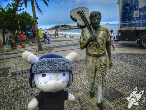 Estátua de Tom Jobim | Orla Carioca - Praia de Ipanema | Rio de Janeiro - Rio de Janeiro - Brasil | FredLee Na Estrada