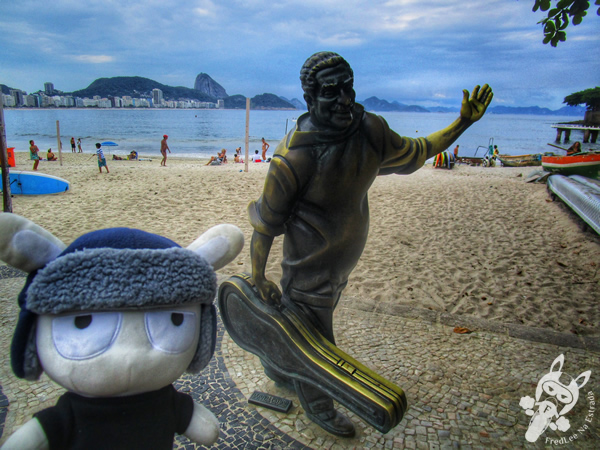 Estátua de Dorival Caymmi - Praia de Copacabana | Rio de Janeiro - Rio de Janeiro - Brasil | FredLee Na Estrada