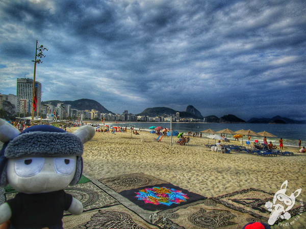 Praia de Copacabana | Rio de Janeiro - Rio de Janeiro - Brasil | FredLee Na Estrada