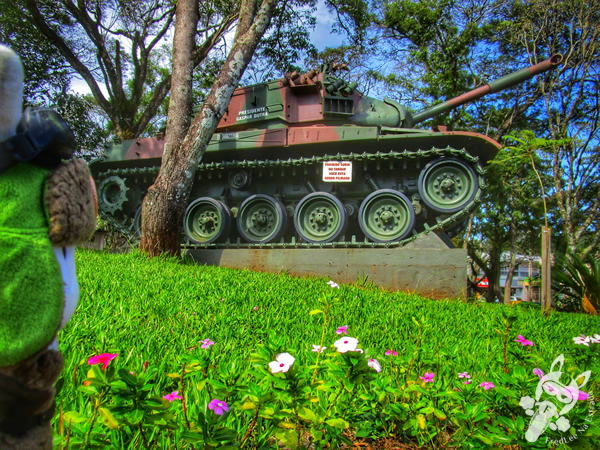 Tanque de guerra do Exército Brasileiro - Praça da Matriz | Jacutinga - Rio Grande do Sul - Brasil | FredLee Na Estrada