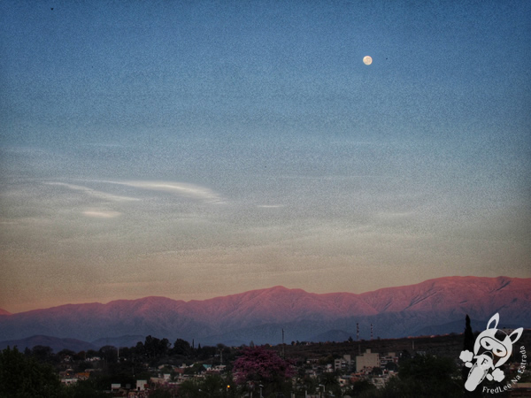 Lua se pôndo na Cordilheira dos Andes | Salta - Salta - Argentina | FredLee Na Estrada