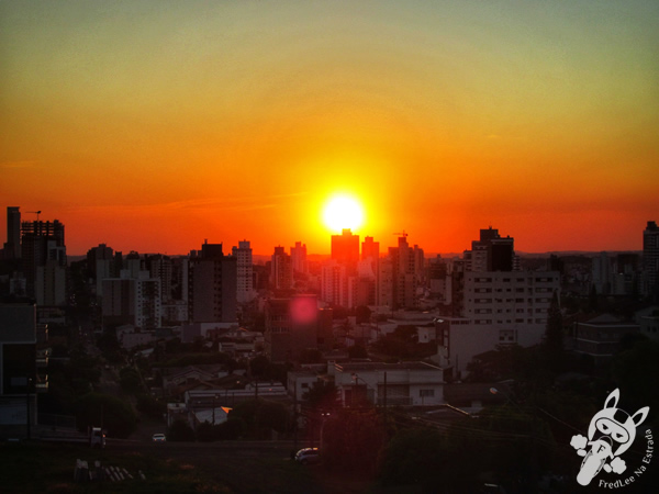 Pôr do sol em Chapecó - Santa Catarina - Brasil | FredLee Na Estrada
