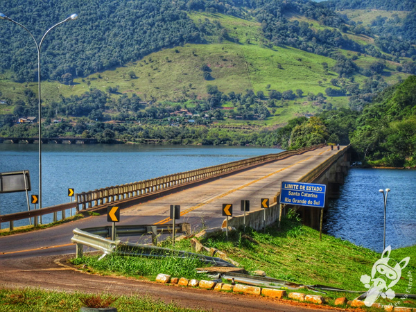 Ponte sobre o Rio Uruguai | Divisa entre Santa Catarina - Brasil e Rio Grande do Sul - Brasil | FredLee Na Estrada