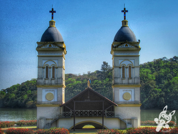 Torres da antiga Igreja São Pedro Apóstolo | Itá - Santa Catarina - Brasil | FredLee Na Estrada