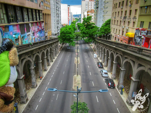 Viaduto Otávio Rocha | Porto Alegre - Rio Grande do Sul - Brasil | FredLee Na Estrada