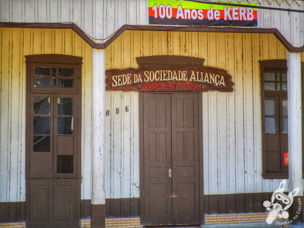 Sede da Sociedade Aliança | Ipira - Santa Catarina - Brasil | FredLee Na Estrada