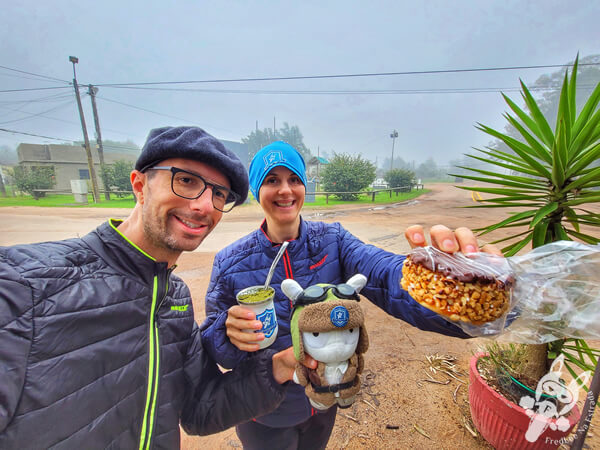 Alfajor caseiro com amendoim | Lago Merín - Río Branco - Cerro Largo - Uruguai | FredLee Na Estrada