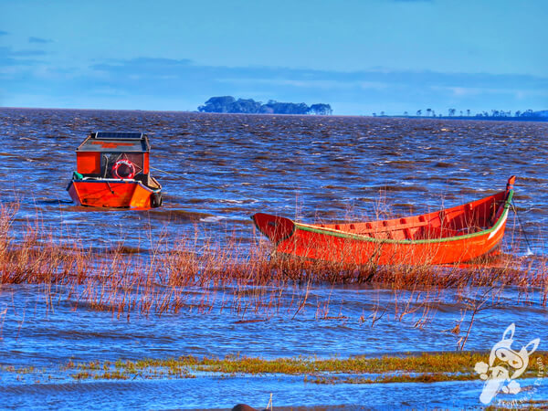 Barcos de pesca artesanal em Lago Merín - Río Branco - Cerro Largo - Uruguai | FredLee Na Estrada