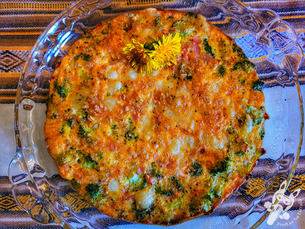 Omelete de forno com brócolis, presunto, queijo, gergelim integral, cebola e uma seleção de especiarias | Treinta y Tres - Treinta y Tres - Uruguai | FredLee Na Estrada