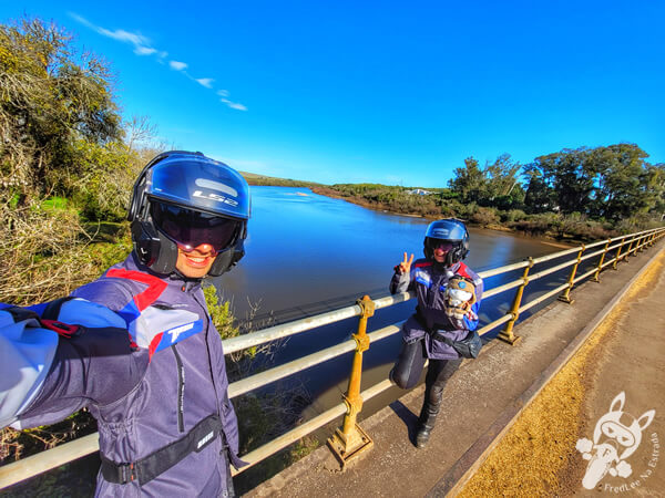 Ponte sobre o Río Cebollatí na Ruta 14 | Divisa entre os departamentos de Lavalleja e Rocha - Uruguai | FredLee Na Estrada