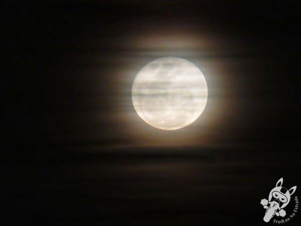 Nascer da lua na Punta de la Moza - superlua | Parque Nacional de Santa Teresa - Rocha - Uruguai | FredLee Na Estrada