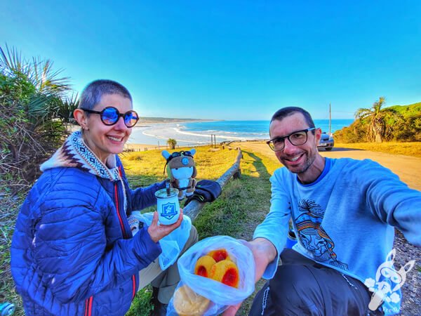 Mate com ojitos na Playa la Moza | Parque Nacional de Santa Teresa - Rocha - Uruguai | FredLee Na Estrada