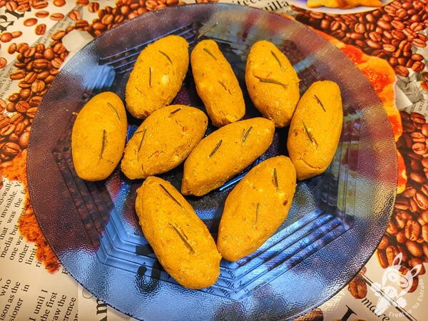 Croquetes feitos à base de batata-doce e farinha de grão-de-bico | La Paloma - Rocha - Uruguai | FredLee Na Estrada