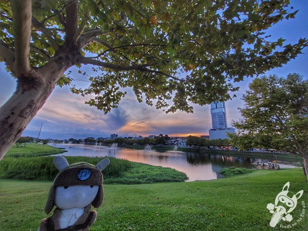 Parque do Lago, em Guarapuava, Paraná, Brasil. Foto: FredLee Na Estrada.